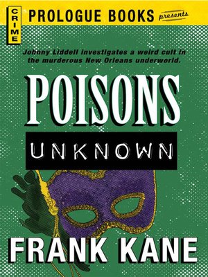 cover image of Poisons Unknown